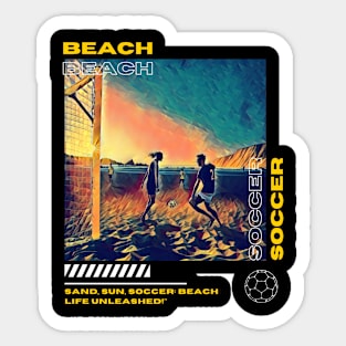 SCPL004 - Sand, Sun, Soccer: Beach Life Unleashed Sticker